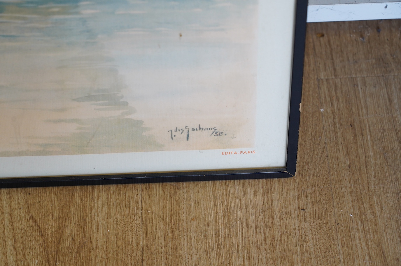 Two Messageries Maritimes colour travel posters, printed in France, each 99 x 62cm. Condition - fair